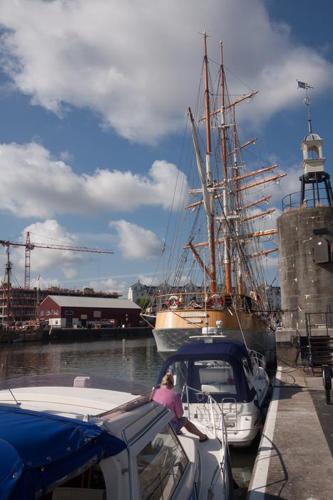 Three Masted Ship Sailing Vessel