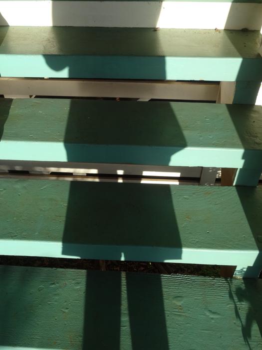 Shadow on Gradually Stairs