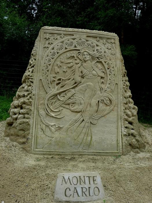Sand Sculptures Statue monte carlo