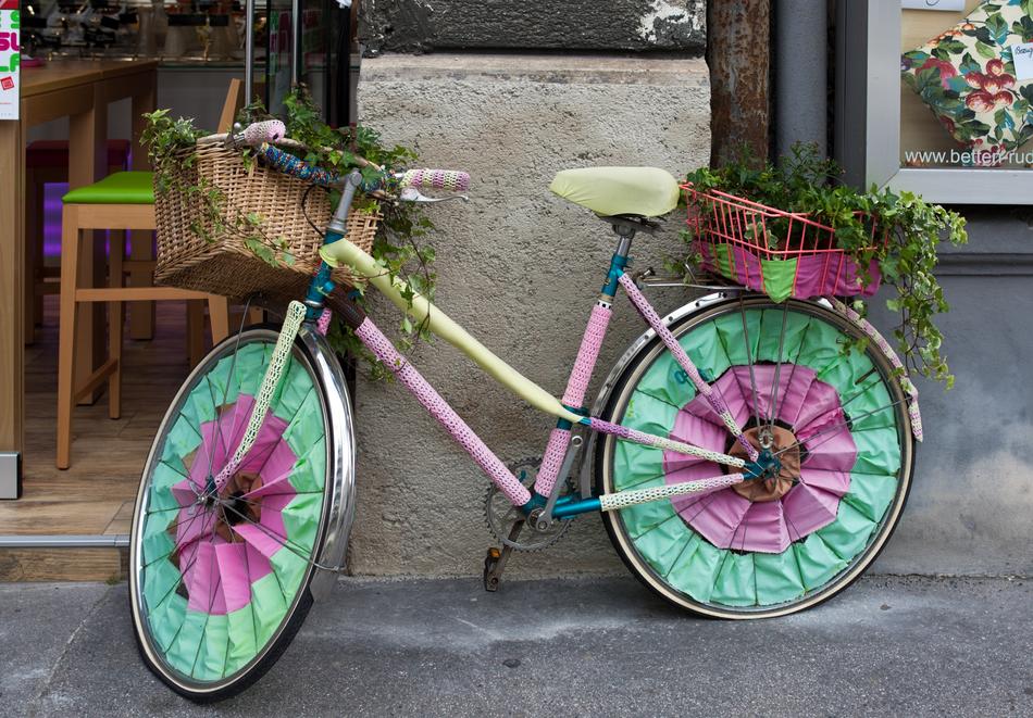 Bicycle Decorated Crochet
