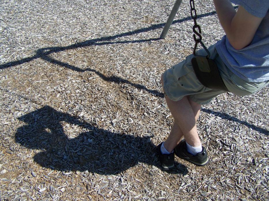Teen Playground Swing