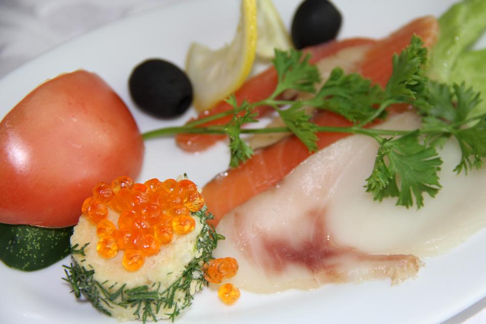 Caviar Salmon Olives