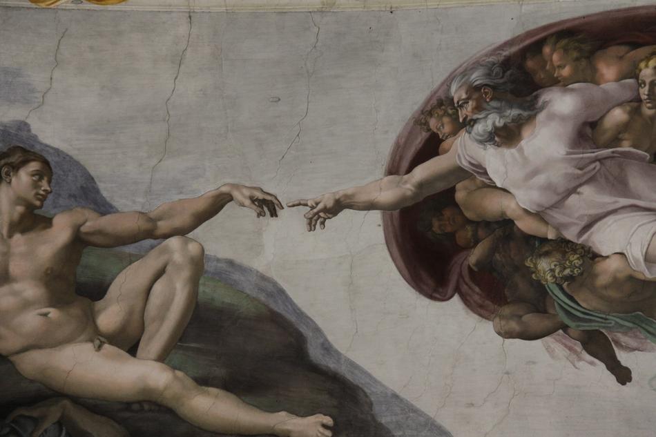 The Creation Of Adam Fresh In