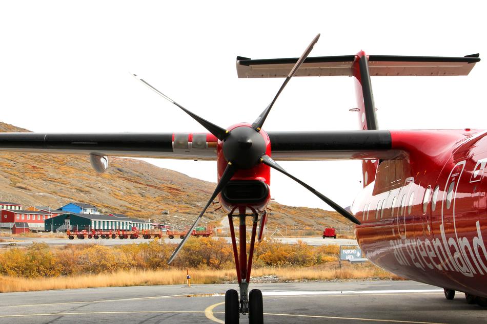 aircraft propeller in Greenland