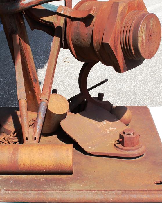 Metal tool sculpture