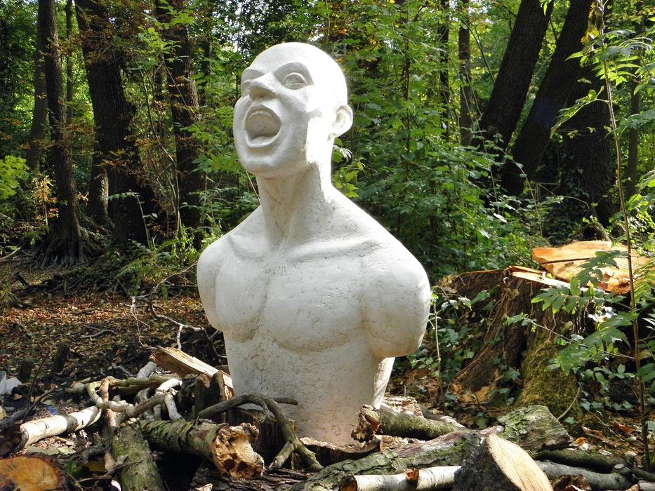 Sculpture The Scream Artwork Cast