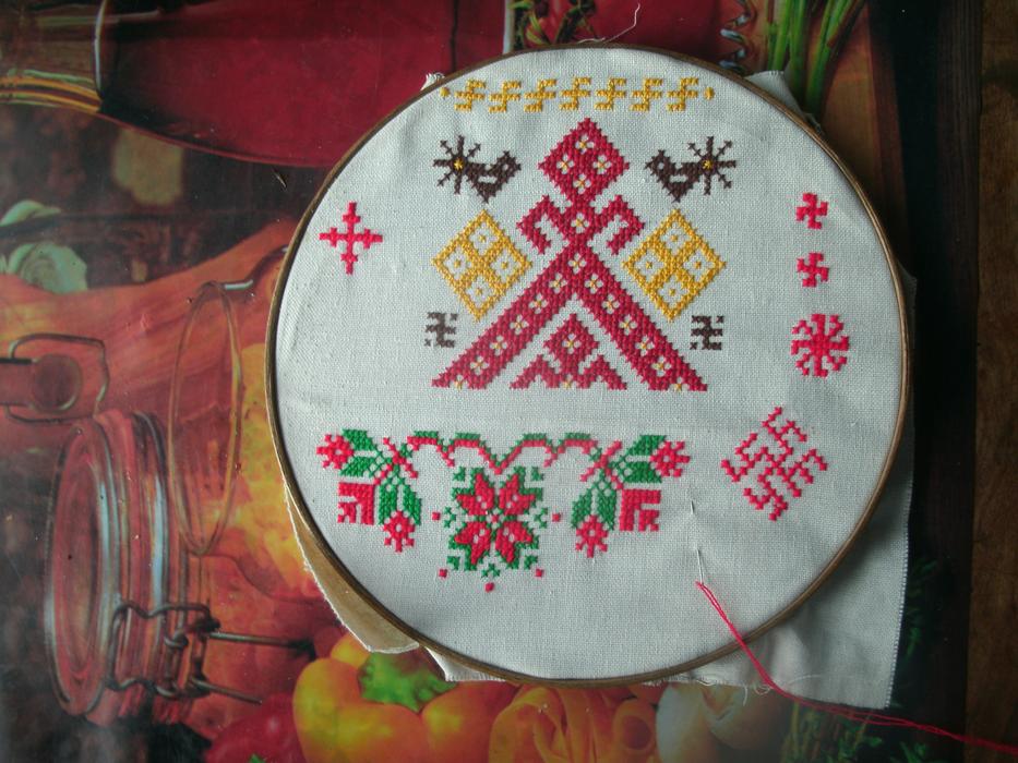 Embroidery Russian Cross