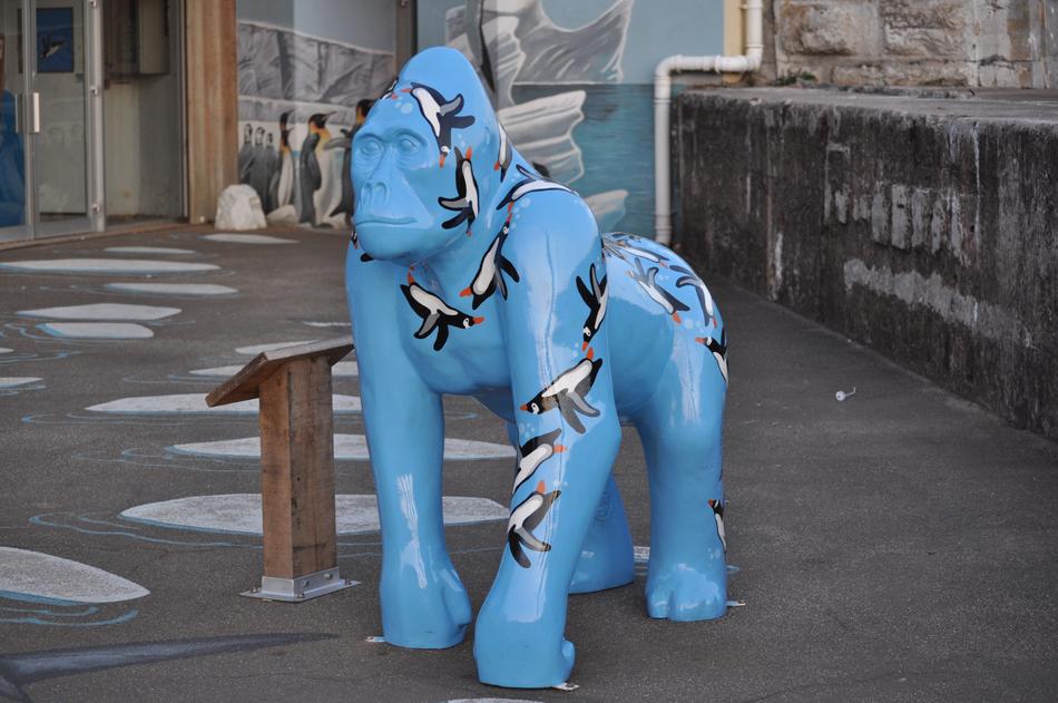Arts Blue Gorilla