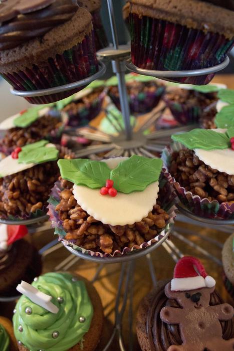 Cake Christmas Chocolate Rice