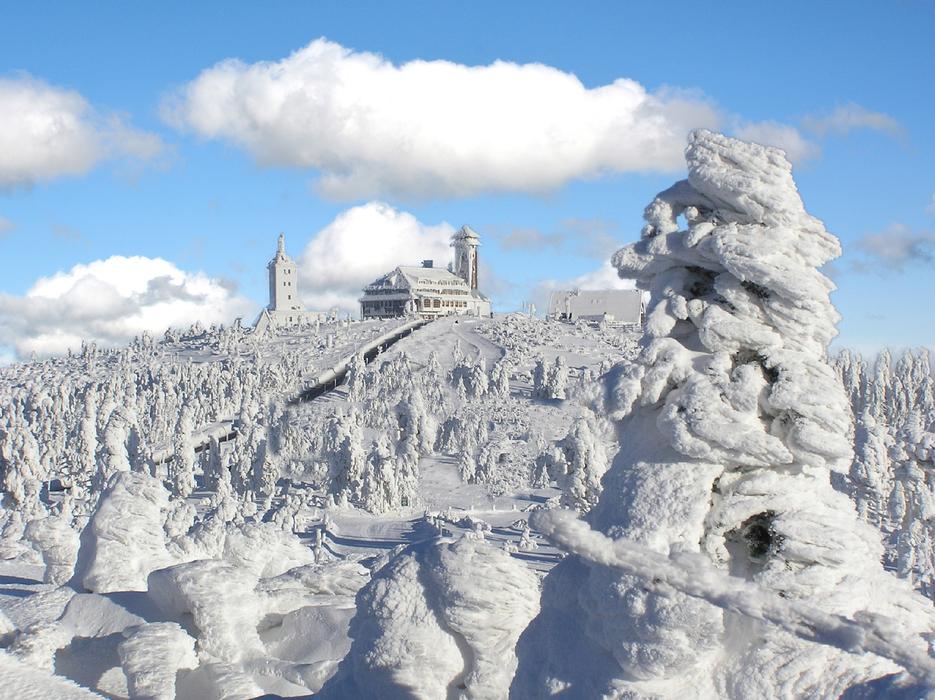 Winter Frost Fichtelberg