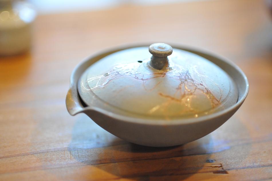 Shiboridashi, handmade Japanese teapot with no handle or strainer
