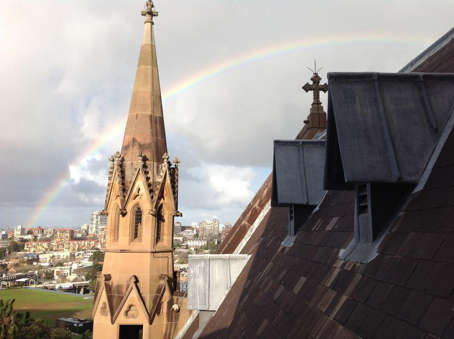 Rainbow Roof Spire