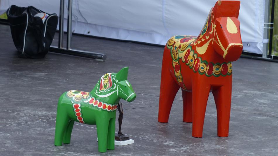 Dala Horse Figures Holzfigur