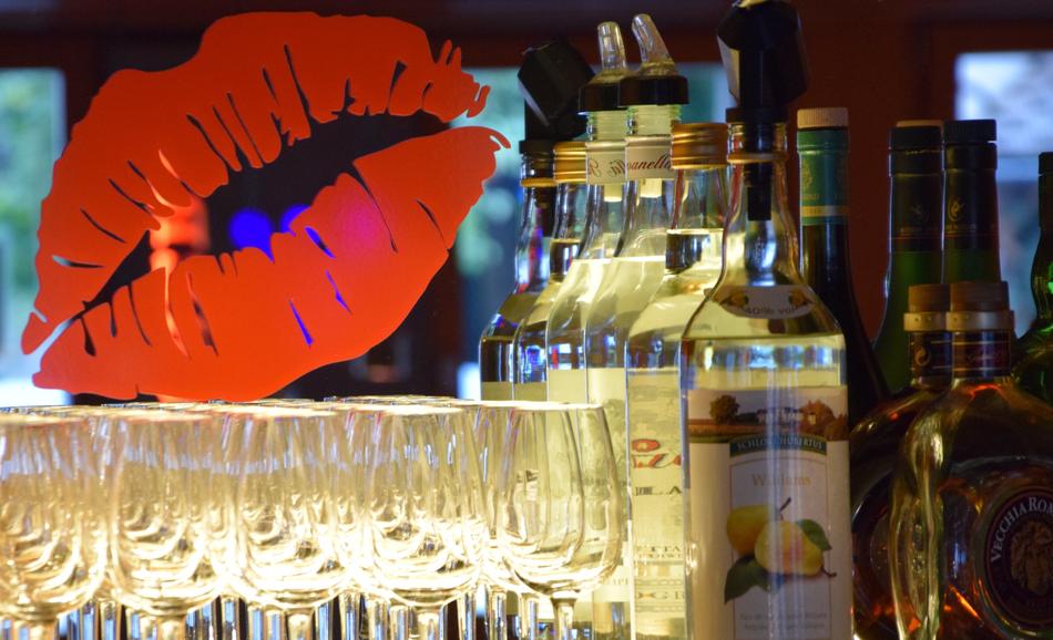 Lips Red Alcohol