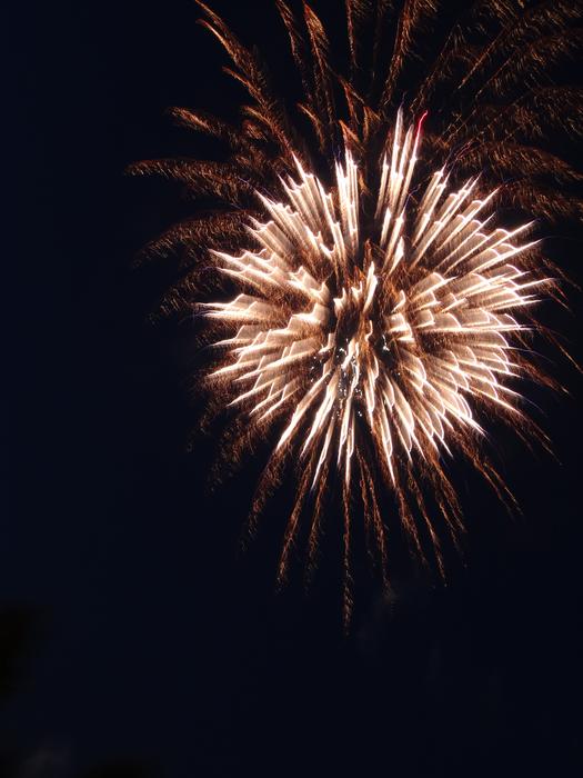 Fireworks macro background