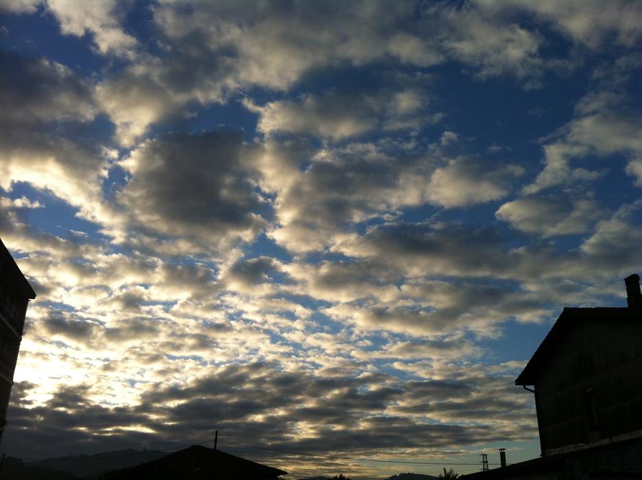 Blue Sky Cloudy Clouds You