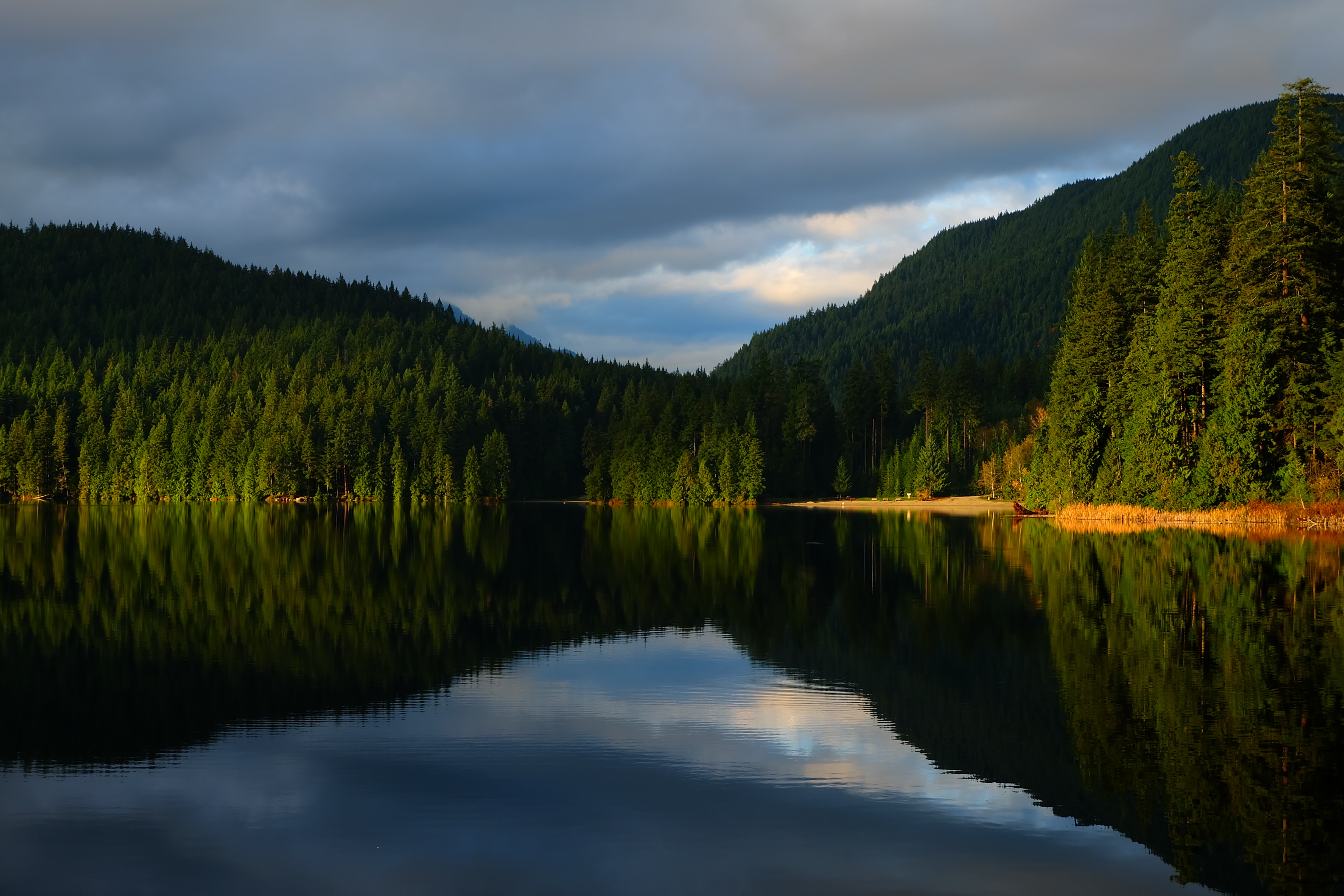 Листе озеро. Port Moody.