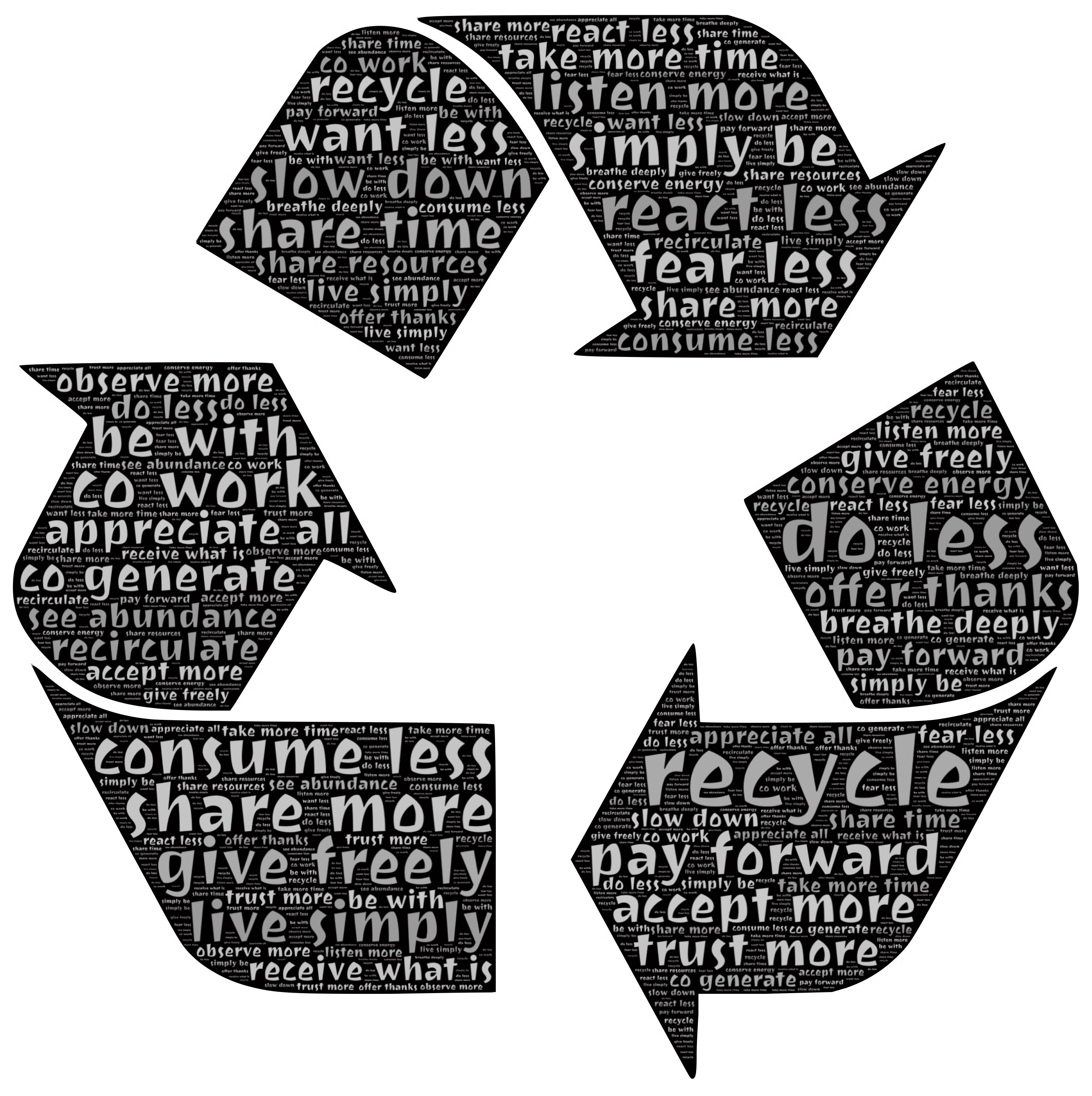 Recycle recirculate share free image download