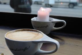sweet frothy coffee