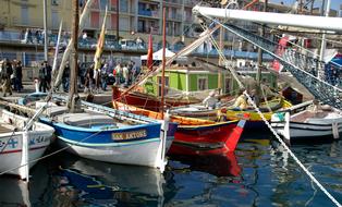 Boats Port Mediterranean Of