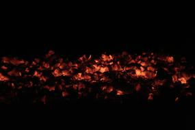Embers coal Fire