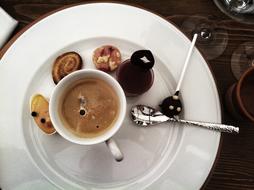 sweets with coffee
