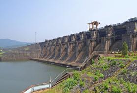 Kadra Dam Kali River landscape