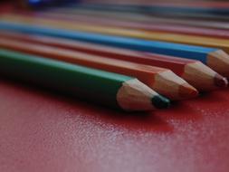 Pencils Colors Green