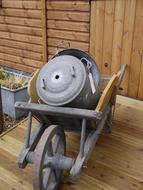 Wheelbarrow Zinc Vintage