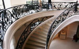 Luxury staircase in the house