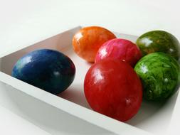 Colorful decorative Easter Eggs