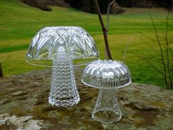 Mushroom Glass Decoration