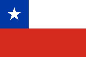 chile blue red flag nationality