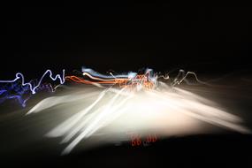 Highway Night Lights Out Of