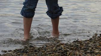 Water Wet legs