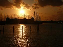 Port Holland Evening Sky