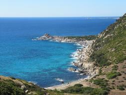 Costa Rei Sardinia Coast cliff