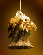 woven Bell Christmas Ornaments