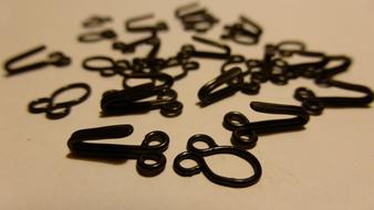 Hook Eyelets Black