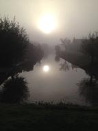 Fog Sun Water
