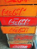 Wooden Boxes Coca Cola