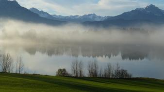 Allgau Lake Forggensee at Autumn