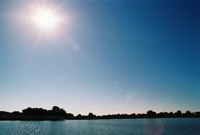 Sun Lake Horizon