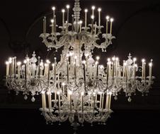 Chandelier Light Lit