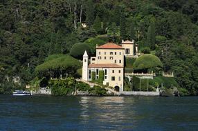 beautiful historical Villa on waterside, Italy