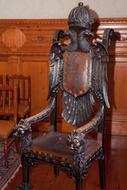 Wood Carved Throne