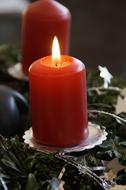 Advent Wreath wax Candle