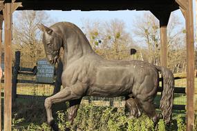 Horse Statue Old