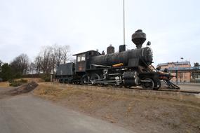 steam Locomotive Train on railway