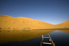 Badain Jaran Desert lake